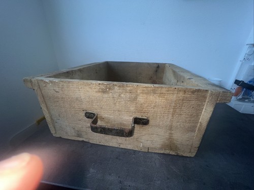 Ancien tiroir établi bois - ancien,